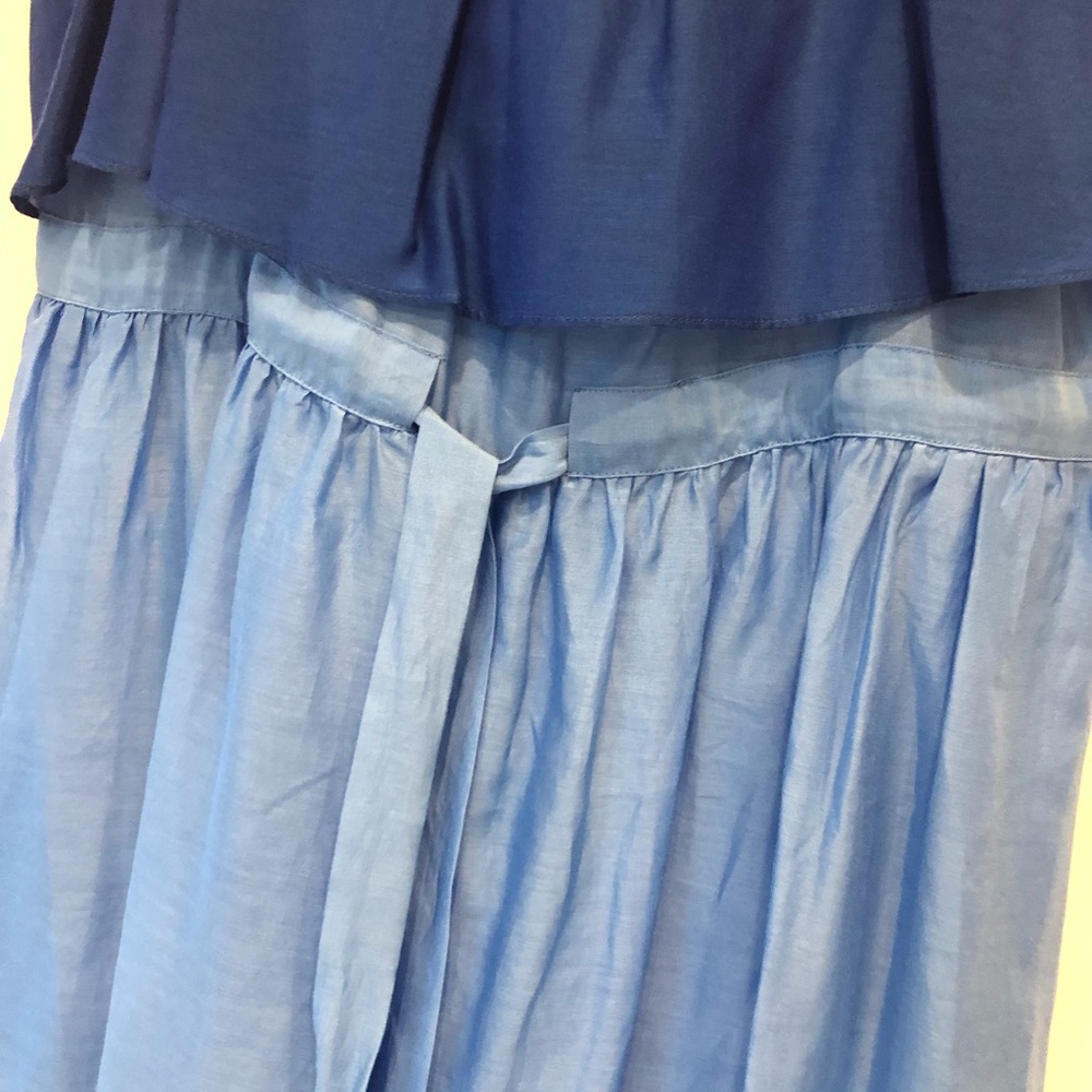 DVF color block Maxi Dress - Picture 3 of 8